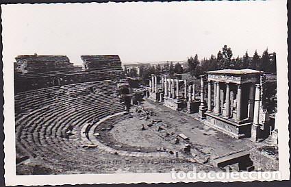 Postales: POSTAL MERIDA GRADERIA DEL TEATRO ROMANO - Foto 1