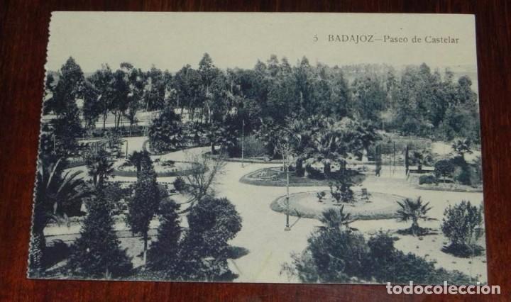 Postales: BADAJOZ, PASEO DE CASTELAR, 5 LA LUZ, SIN CIRCULAR - Foto 1