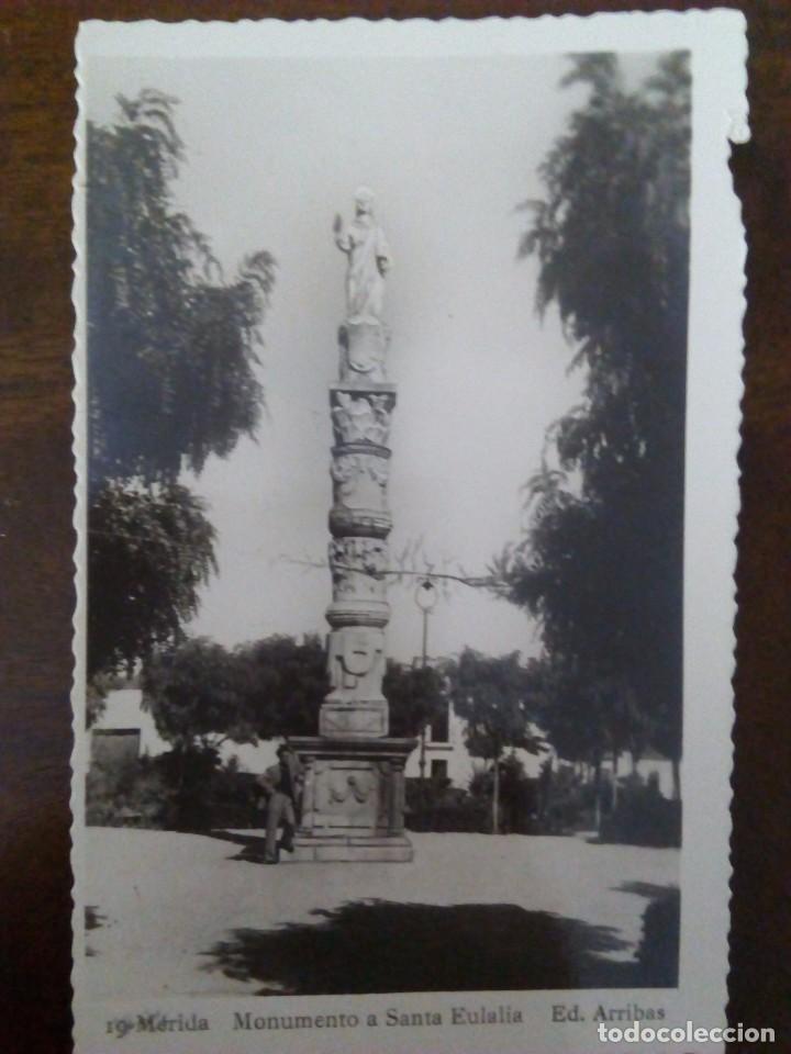 Postales: M&eacute;rida. Monumento a santa Eulalia. Arribas. - Foto 1