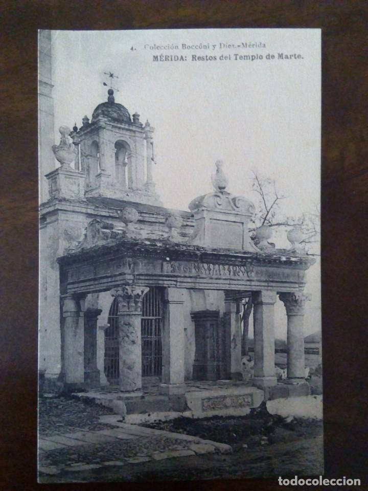 Postales: M&eacute;rida. Restos del Templo de Marte. Hauser y Menet. - Foto 1