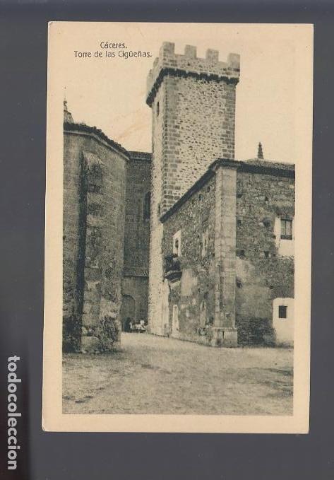 Postales: C&Aacute;CERES.- TORRE DE LAS CIG&Uuml;E&Ntilde;AS - Foto 1