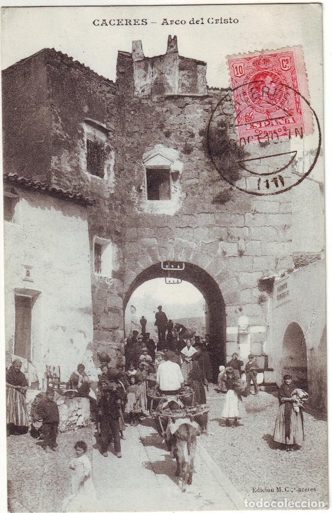 Postales: PC-36  C&Aacute;CERES - ARCO DEL CRISTO - Foto 1