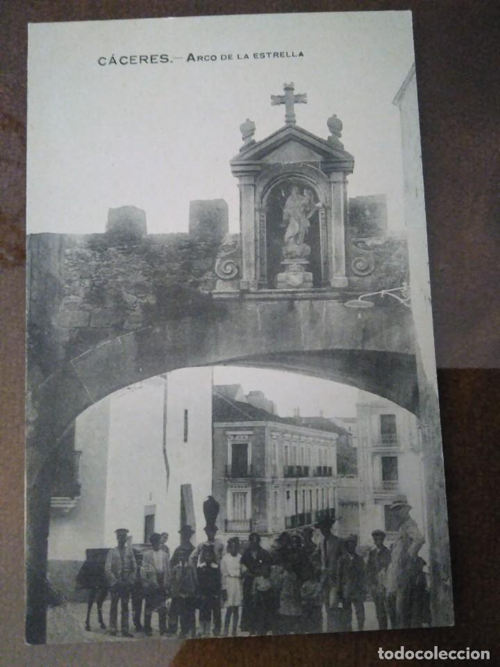 Postales: C&Aacute;CERES.   ARCO DE LA ESTRELLA.  SIN CIRCULAR. - Foto 1