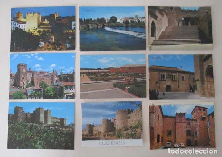 Postales: LOTE DE 32 POSTALES DE CACERES - Foto 3