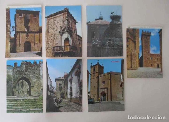 Postales: LOTE DE 32 POSTALES DE CACERES - Foto 4