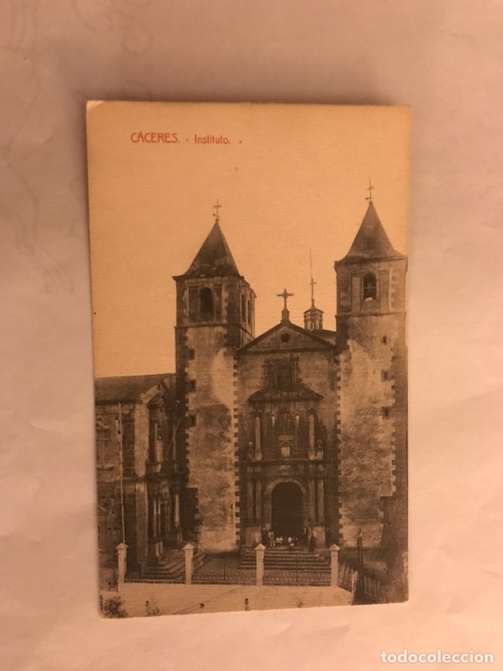 Postales: C&Aacute;CERES, Postal. INSTITUTO (h.1930?) - Foto 1