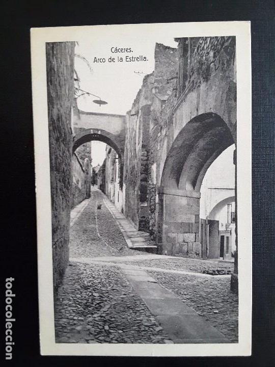 Postales: POSTAL C&Aacute;CERES - ARCO DE LA ESTRELLA - Foto 1