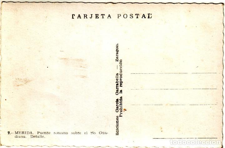 Postales: PB-232  M&Eacute;RIDA PUENTE ROMANO - Foto 2