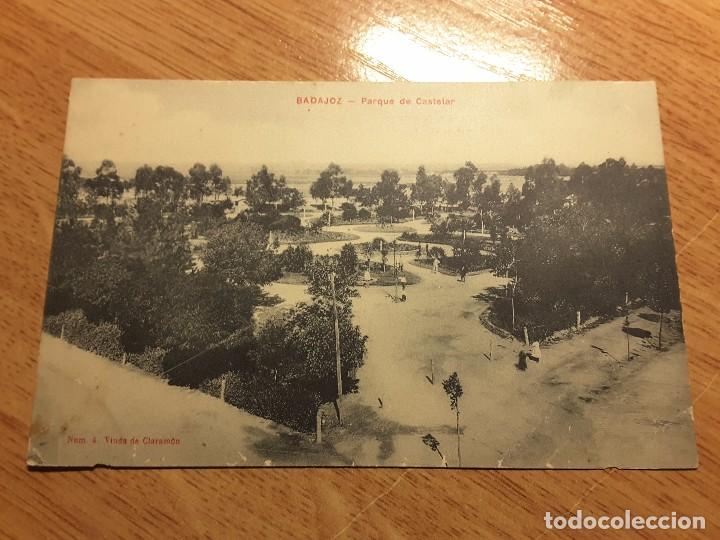 Postales: POSTAL BADAJOZ - 4. PARQUE DE CASTELAR - Foto 1
