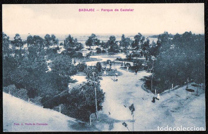 Postales: POSTALES - BADAJOZ. PARQUE DE CASTELAR. - Foto 1