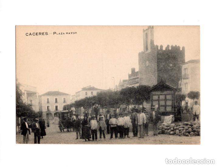 Postales: C&Aacute;CERES.- PLAZA MAYOR - Foto 1