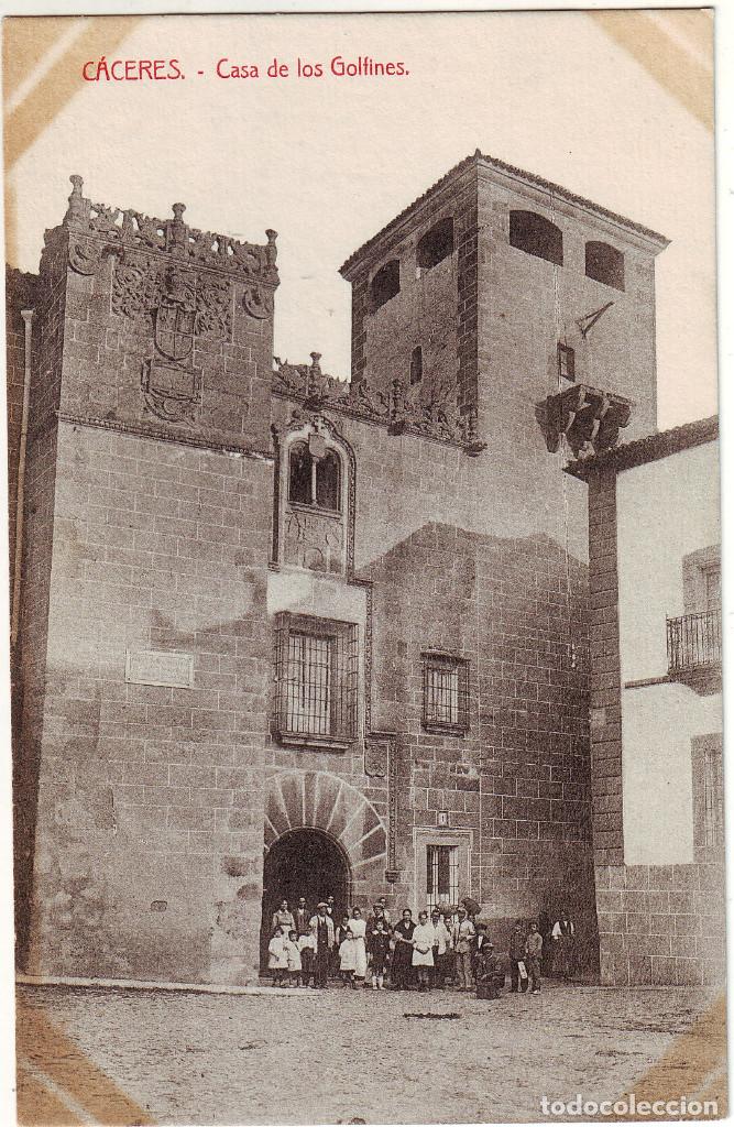 Postales: PC-214  C&Aacute;CERES. CASA DE LOS GOLFINES - Foto 1