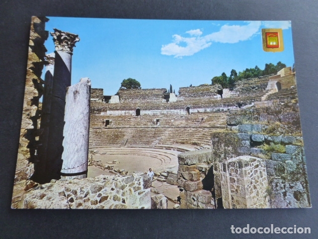 Postales: MERIDA BADAJOZ TEATRO ROMANO - Foto 1