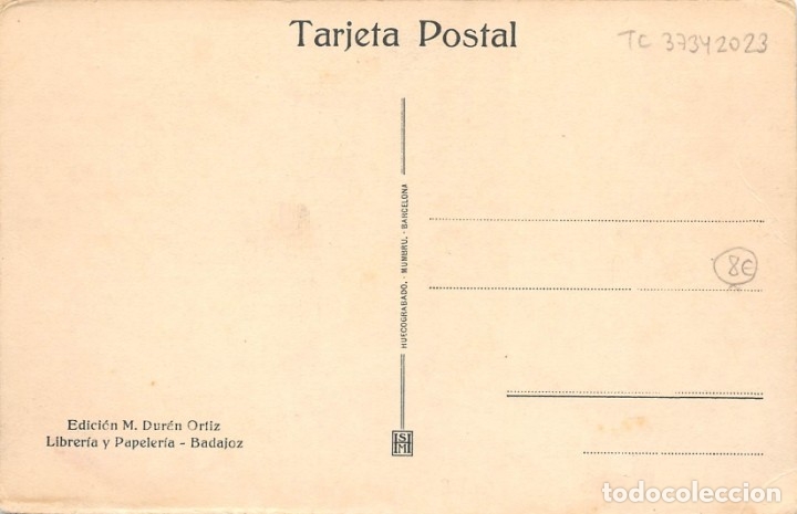 Postales: BADAJOZ.- PARQUE DE CASTELAR - Foto 2