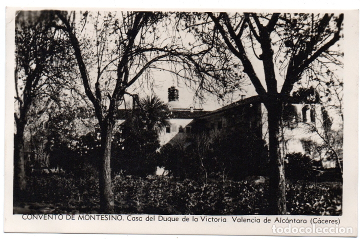 PS8239 VALENCIA DE ALCÁNTARA \'CASA DEL DUQUE DE LA VICTORIA. CONVENTO DE MONTESINO\' (Postales - España - Extremadura Moderna (desde 1940))