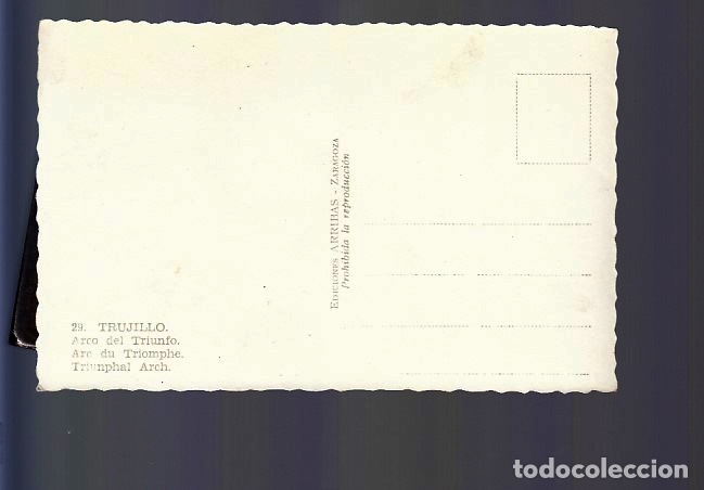 Postales: TRUJILLO (C&Aacute;CERES).- ARCO DEL TRIUNFO - Foto 2