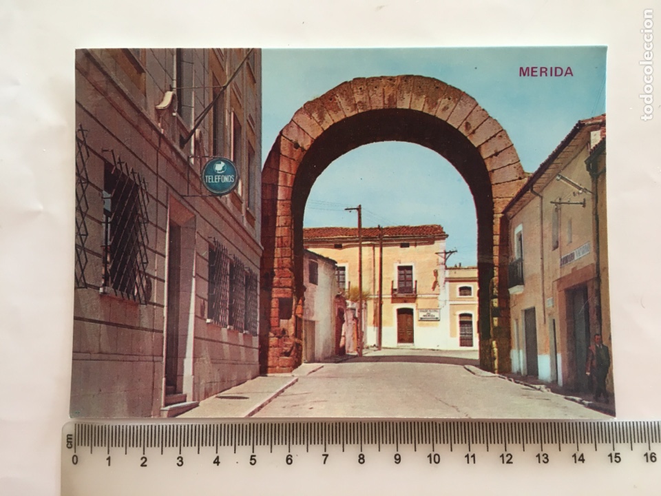 Postales: POSTAL. M&Eacute;RIDA. ARCO DE TRAJANO. EDICIONES ARRIBAS. - Foto 1