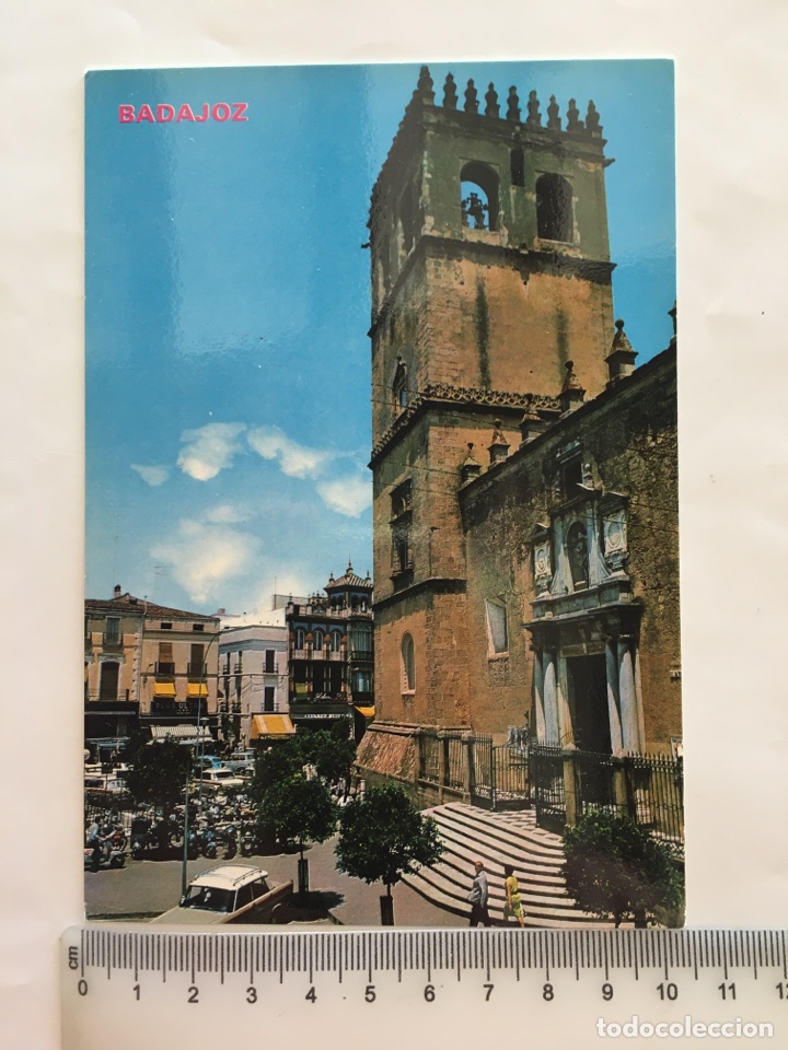 Postales: POSTAL. BADAJOZ. CATEDRAL. EDICIONES PAR&Iacute;S. - Foto 1
