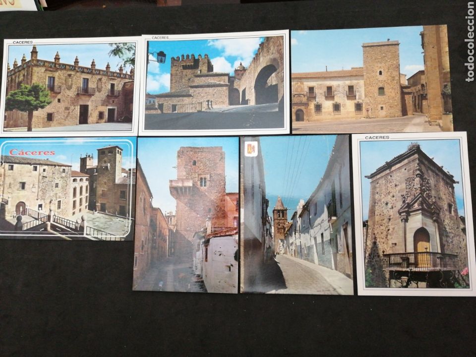Postales: C&Aacute;CERES, LOTE DE 7 POSTALES, NUEVAS - Foto 1