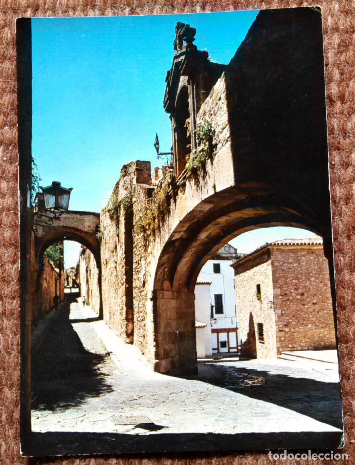 Postales: CACERES - ARCO DE LA ESTRELLA Y ADARVE - Foto 1