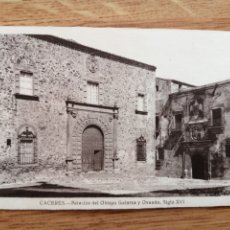 Postales: POSTAL CÁCERES - PALACIOS DEL OBISPO GALARZA Y OVANDO. SIGLO XVI