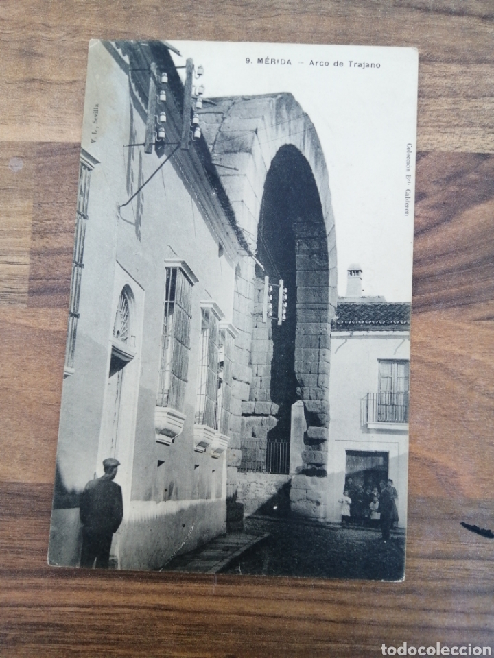 Postales: POSTAL M&Eacute;RIDA 9. ARCO DE TRAJANO - Foto 1