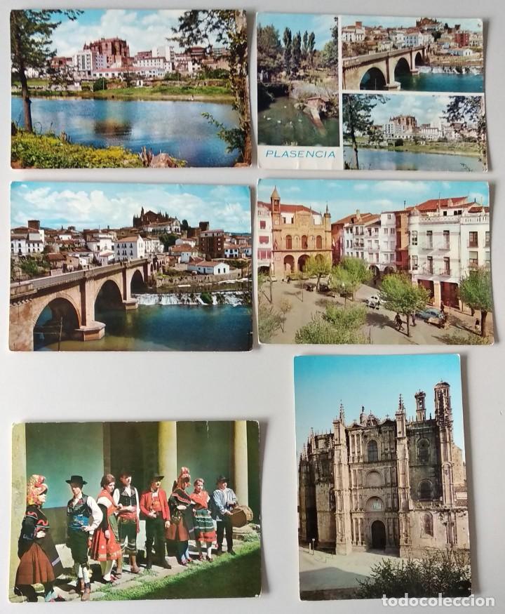Postales: LOTE 5 POSTALES DE PLASENCIA (SIN CIRCULAR) - Foto 1