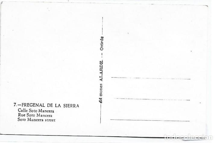 Postales: (PS-66656)POSTAL DE FRENEGAL DE LA SIERRA(BADAJOZ)-CALLE SOTO MANCERA.EDICIONES ALARDE - Foto 2 - 297892248