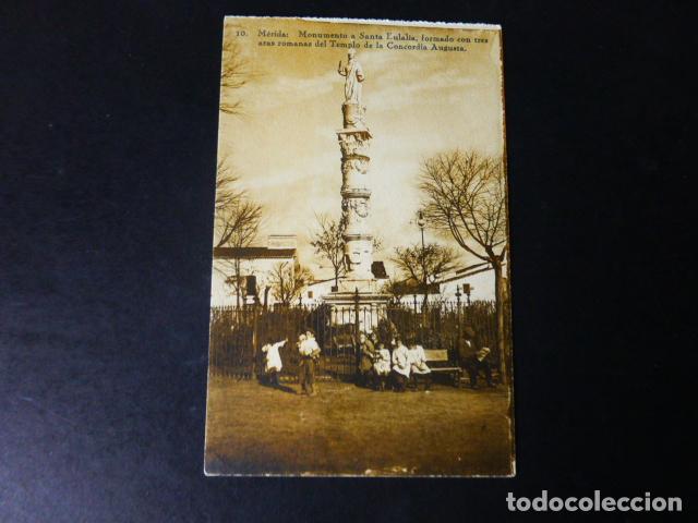 Postales: MERIDA BADAJOZ MONUMENTO A SANTA EULALIA - Foto 1