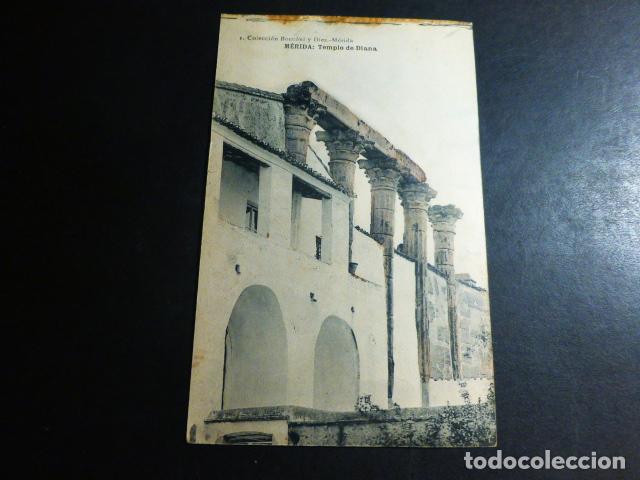 Postales: MERIDA BADAJOZ TEMPLO DE DIANA ILUMINADA - Foto 1