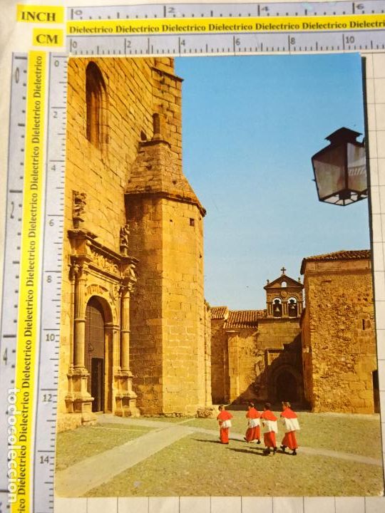 Postales: POSTAL DE C&Aacute;CERES. A&Ntilde;O 1965. PLAZA DE SAN MATEO 2018 ARRIBAS. MONAGUILLOS. 1637