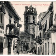 Postales: BONITA POSTAL - BAÑOS DE MONTEMAYOR (CACERES) - ANTIGUA IGLESIA PLATERESCA - EDICION CASA JUNQUERA. Lote 322889653