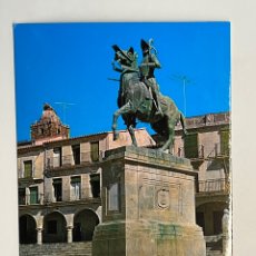 Postales: TRUJILLO (CACERES) POSTAL MONUMENTO A PIZARRO. EDIC. FITER (A.1969) S/C. Lote 340961898