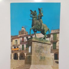 Postales: POSTAL TRUJILLO MONUMENTO A PIZARRO. 1965. SIN CIRCULAR. CACERES. Lote 362909120