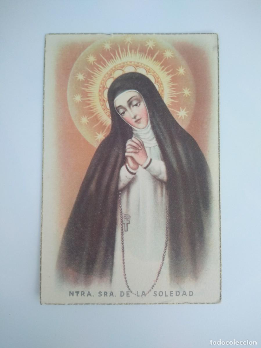 Postales: Antigua postal Ntra se&ntilde;ora de la Soledad - Foto 1