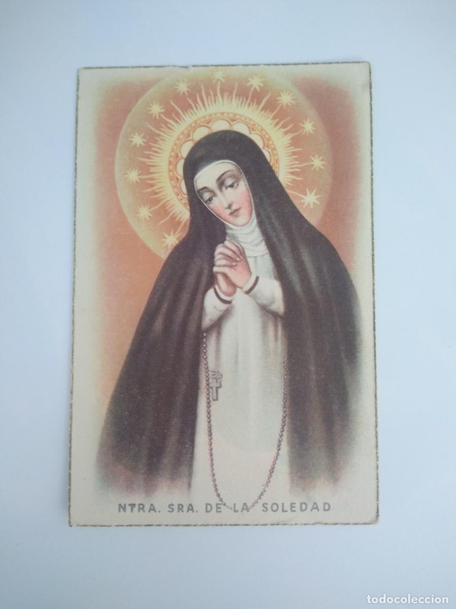 Postales: Antigua postal Ntra se&ntilde;ora de la Soledad - Foto 2