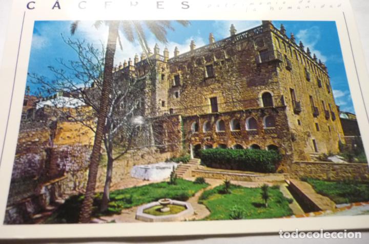 Postales: POSTAL CACERES PALACIO VELETAS CIRCULADA CM - Foto 1