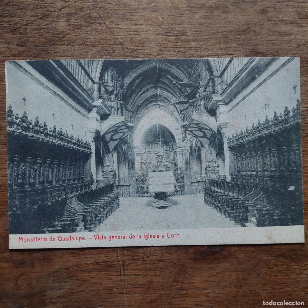 Postales: Antigua postal Monasterio Guadalupe - Foto 1