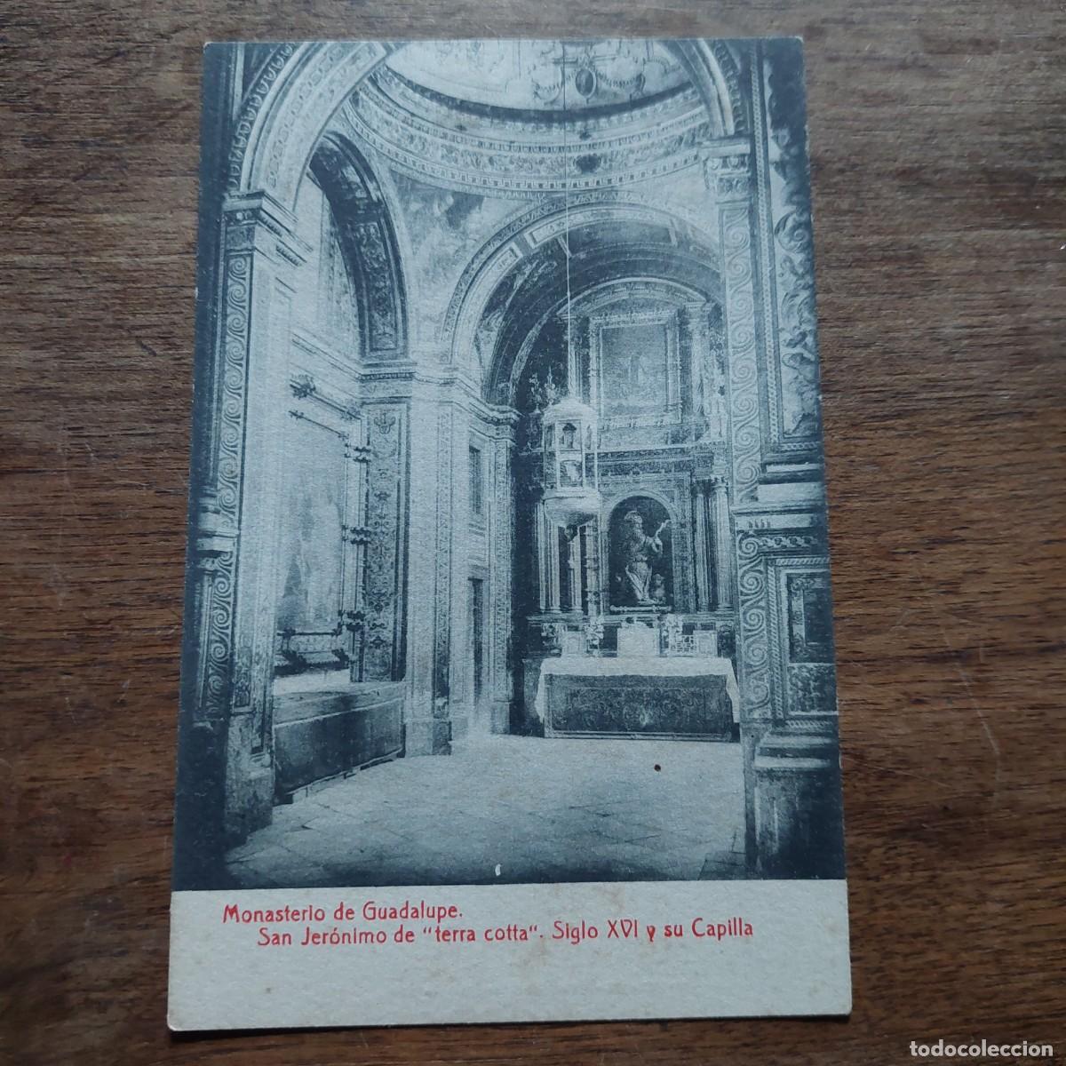 Postales: Antigua postal Monasterio Guadalupe - Foto 1