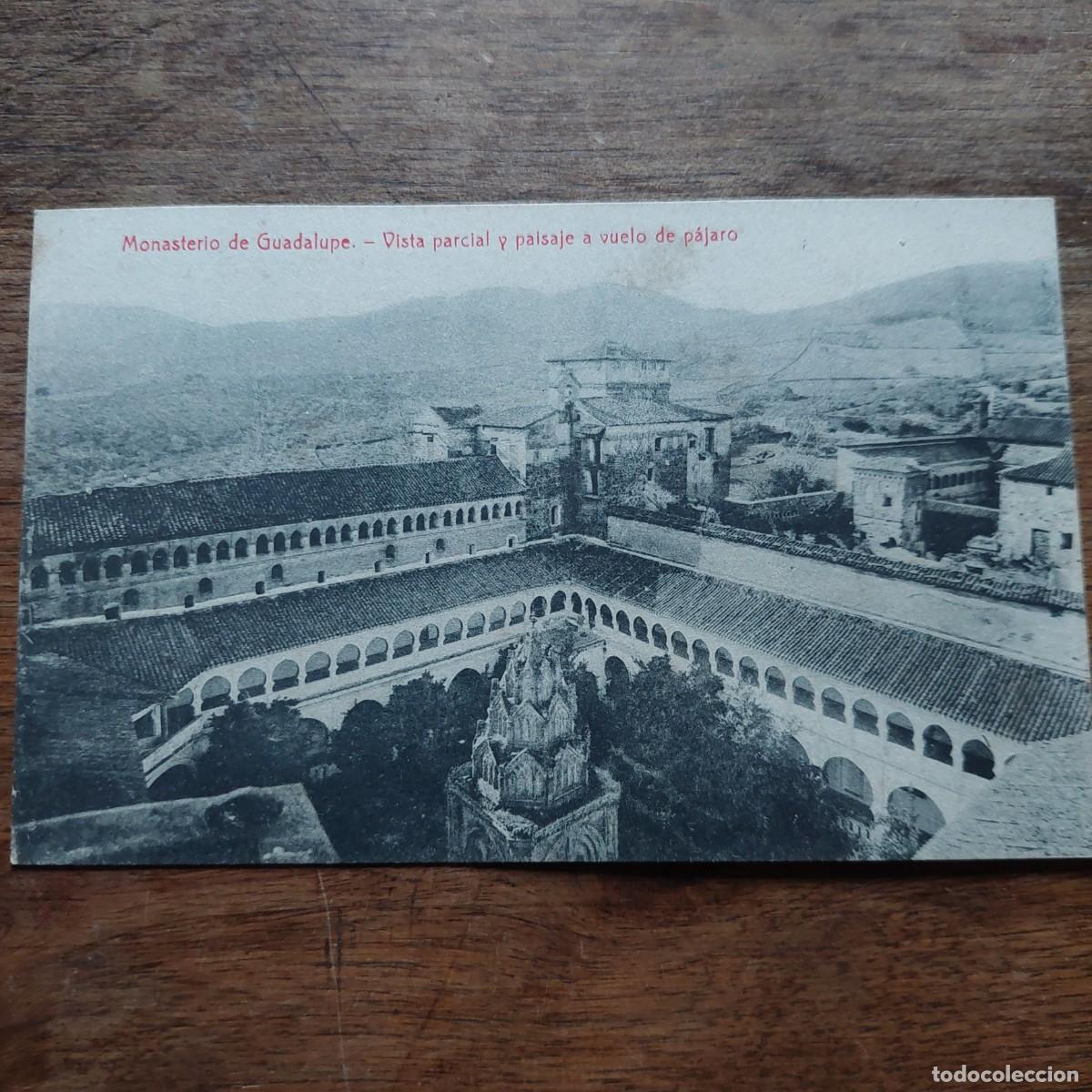 Postales: Antigua postal Monasterio Guadalupe - Foto 1