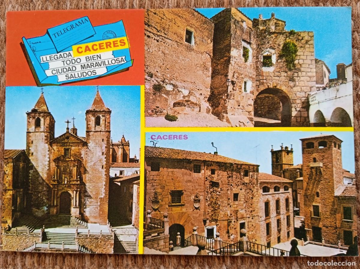 Postales: TELEGRAMA DESDE CACERES - Foto 1