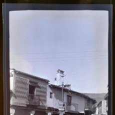 Postales: FOTOGRAFIA DE CELULOIDE EN NEGATIVO DE GUADALUPE, CACERES, FUENTE DE LOS 3 CAÑOS. AÑO 1929, MIDE 14