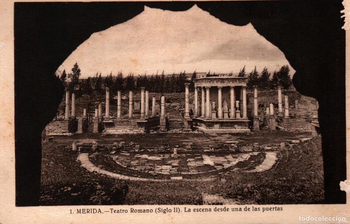 Postales: Merida teatro romano sin circular - Foto 1