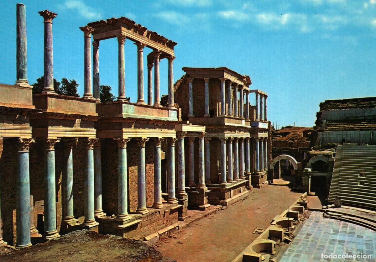 Postales: Merida teatro romano sin circular - Foto 1