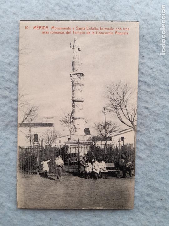 Postales: M&eacute;rida. Monumento a Santa Eulalia. - Foto 1