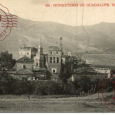 Postales: MONASTERIO DE GUADALUPE CACERES. VISTA GENERAL