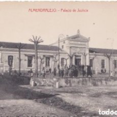 Postales: ALMENDRALEJO (BADAJOZ) - PALACIO DE JUSTICIA - FOT. L. SAUS VANDERMAN, MADRID