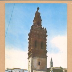Postales: JEREZ DE LOS CABALLEROS (BA) 11 TORRES DE SAN MIGUEL Y SAN BARTOLOME , H.A.E. CIRCULADA SIN FECHA