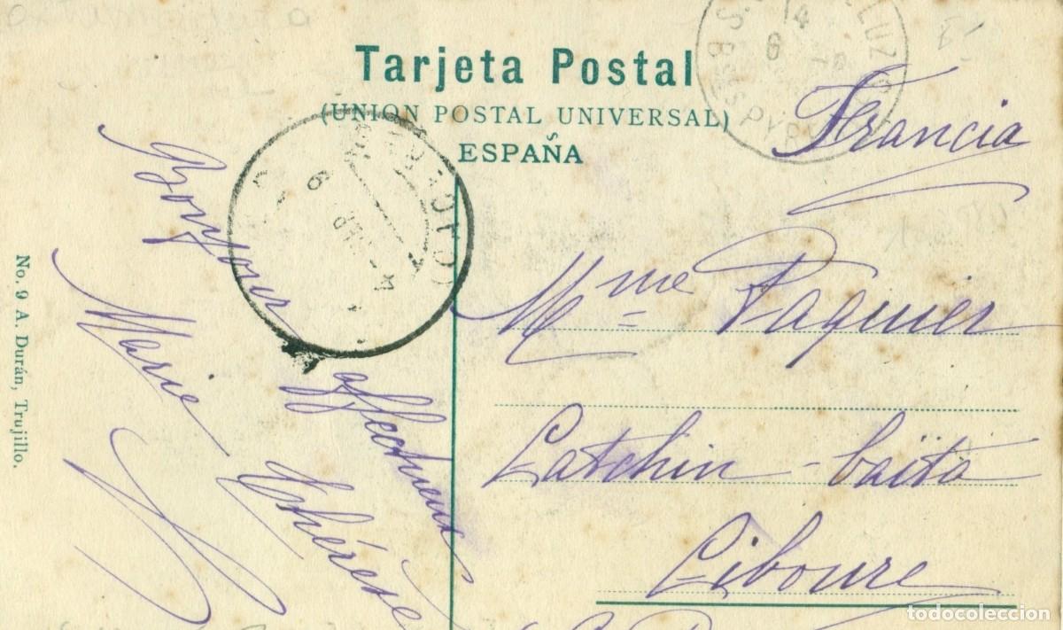 Postales: TRUJILLO. EL CAMPILLO. CIRCULADA EN 1909. - Foto 2