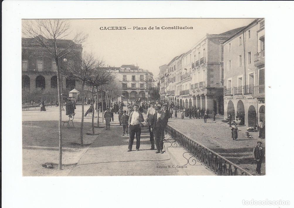 Postales: CACERES.- PLAZA DE LA CONSTITUCI&Oacute;N - Foto 1